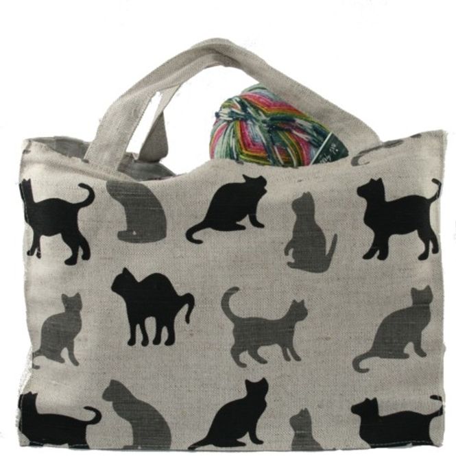 Hovedbilde Stor veske med katter