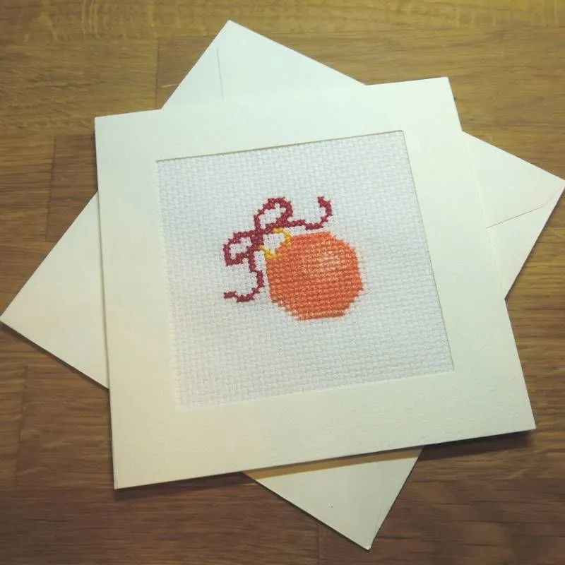 Julekuler #5- broderisett