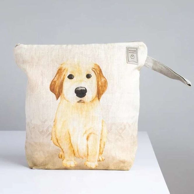 Hovedbilde Stor prosjektpose med glidelås - valp