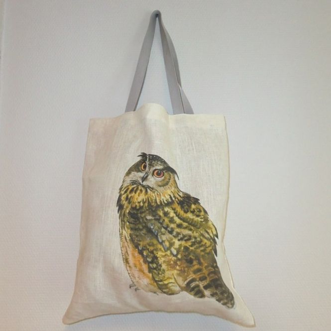 Hovedbilde Handlenett med ugleportrett