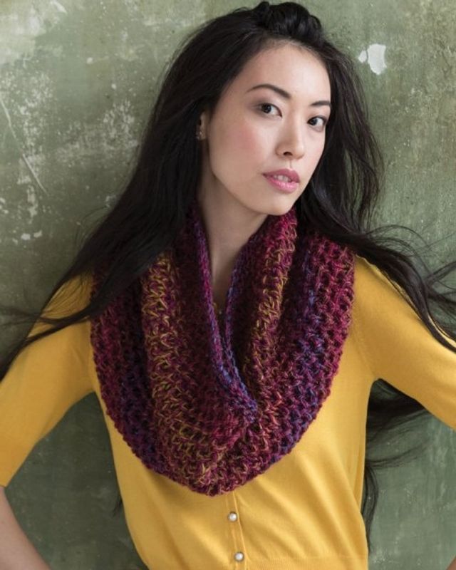 Marled cowl - oppskrift